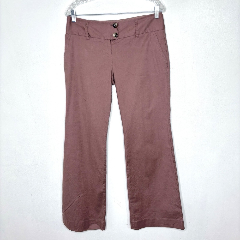 The Limited Drew Fit Pants 6 Mauve Dusty Rose Career Office Business Trousers